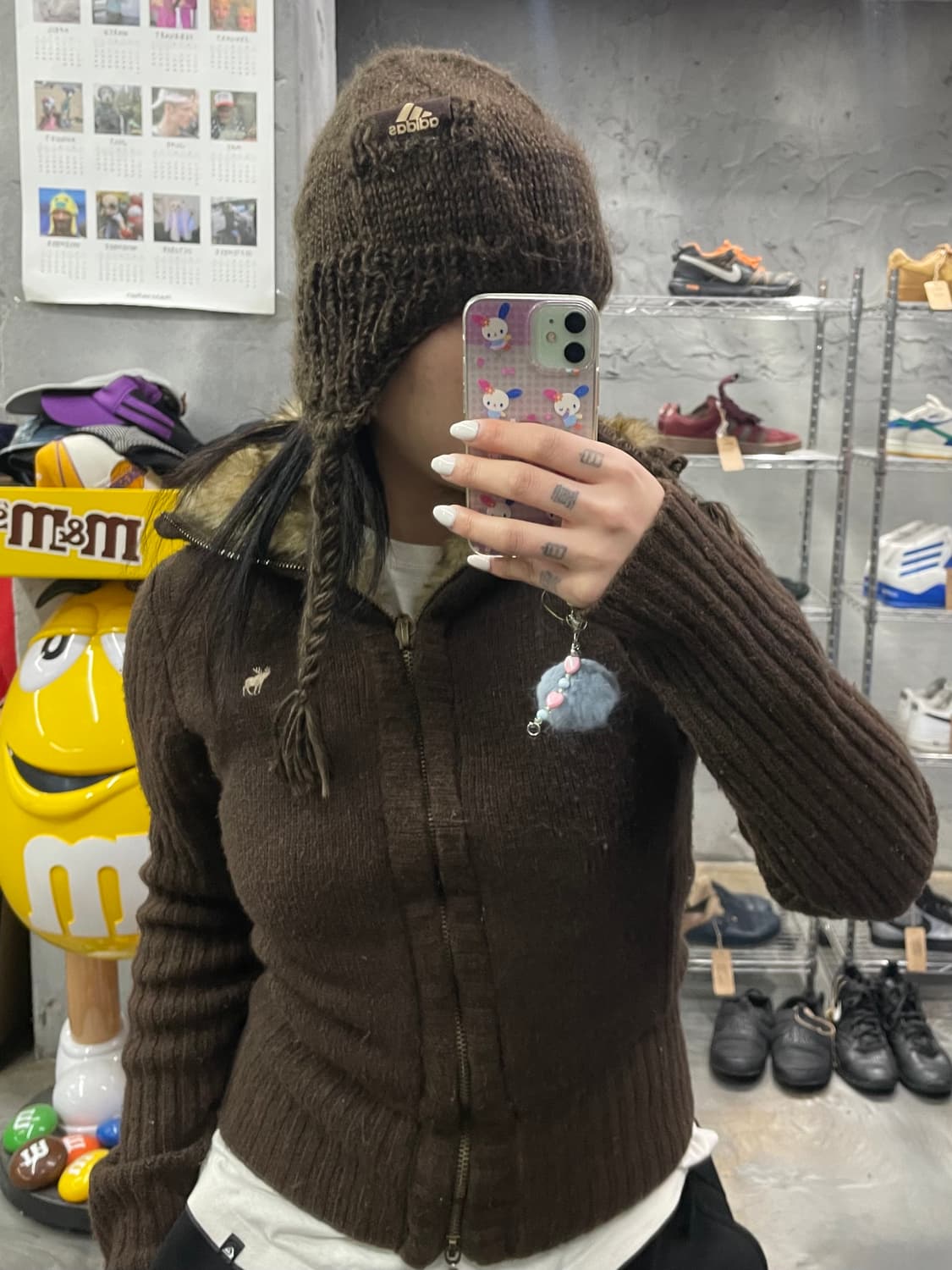 00s 아디다스 이어플랩 니트 비니 상품이미지7