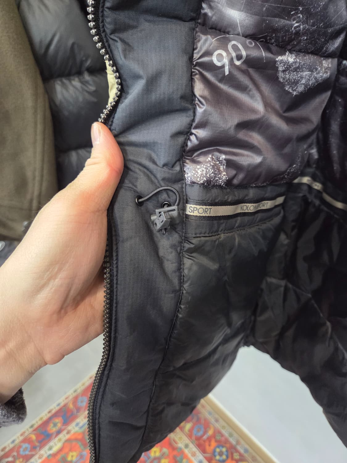 코오롱스포츠 안타티카 투웨이 경량 패딩 L 상품이미지7