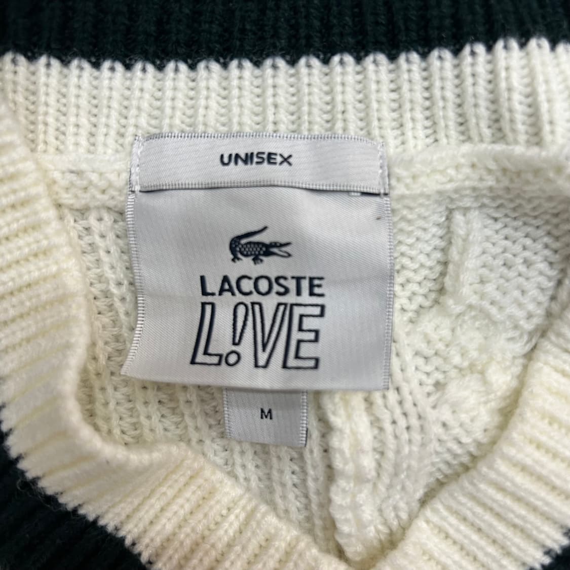 라코스테 V넥 니트 상품이미지3