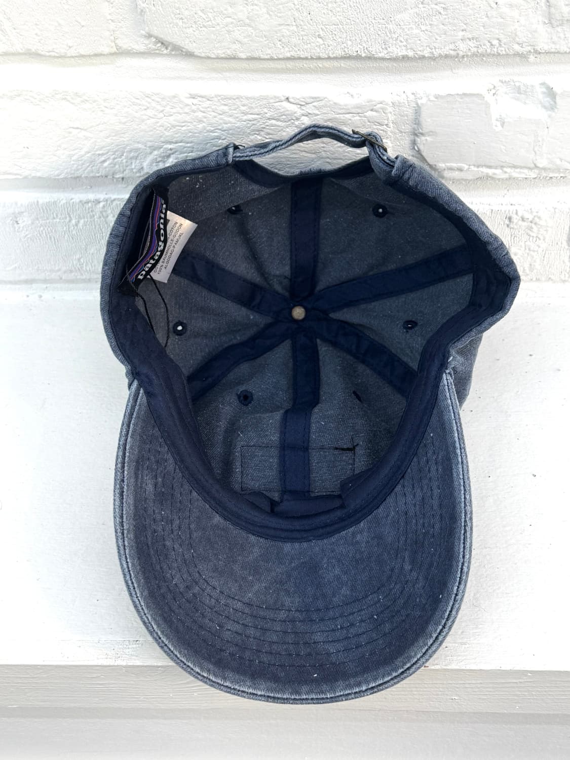 파타고니아 블루 워싱 볼캡 상품이미지3