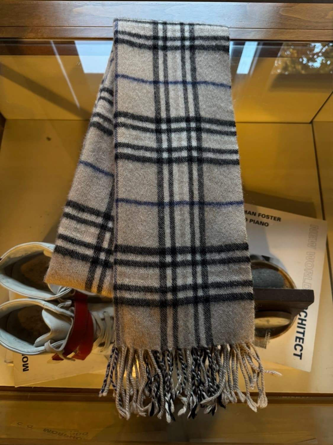 빈티지 캐시미어 머플러 상품이미지1