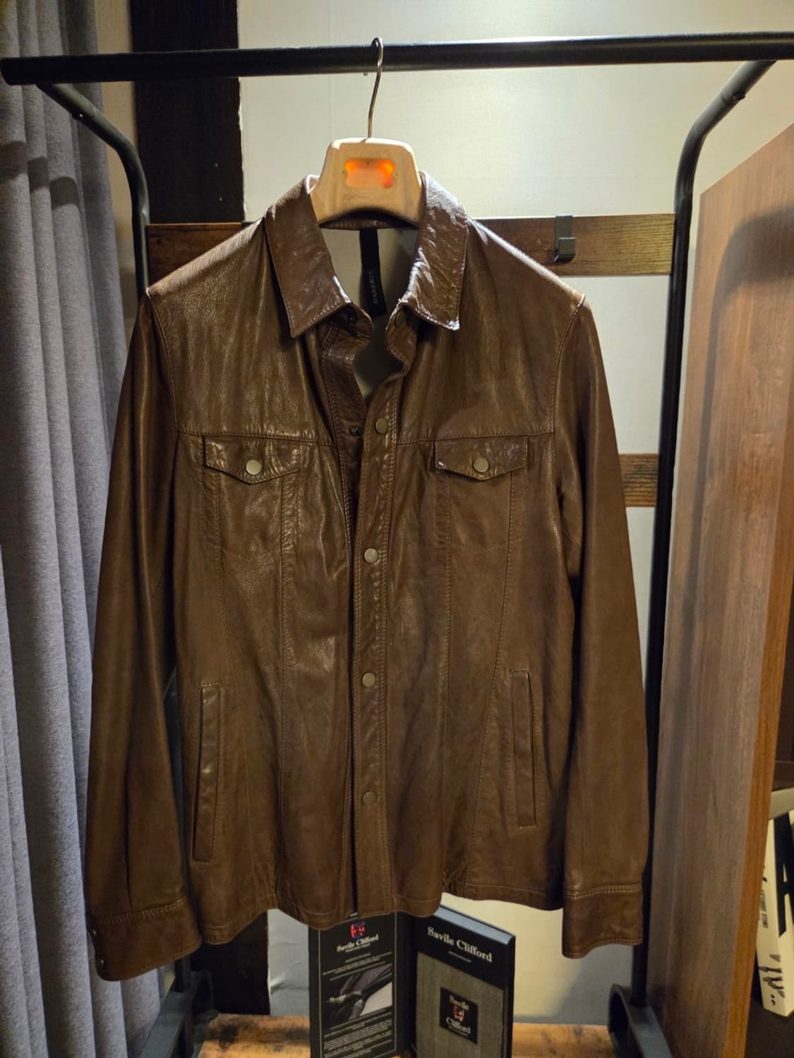 이탈리아 브랜드 가렛 레더셔츠 상품이미지10