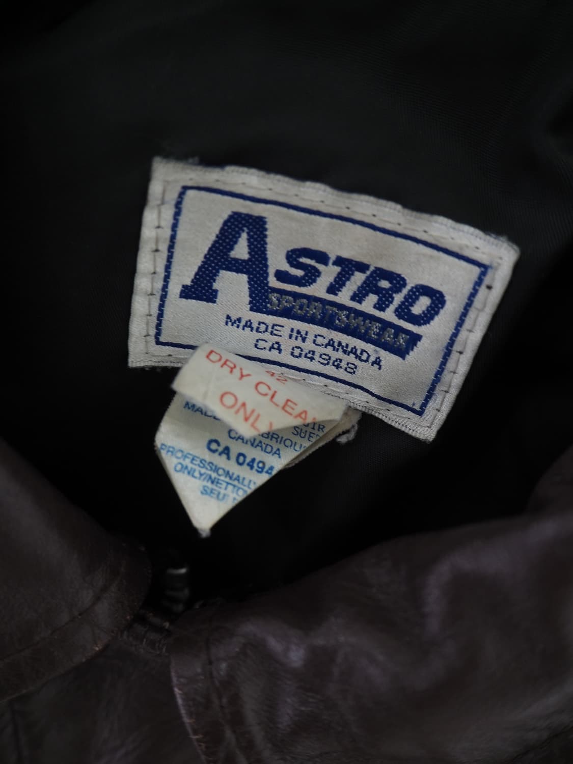 90's ASTRO leather jacket  상품이미지7