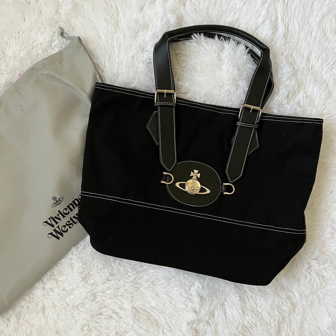 비비안웨스트우드 데님 토트백  상품이미지2
