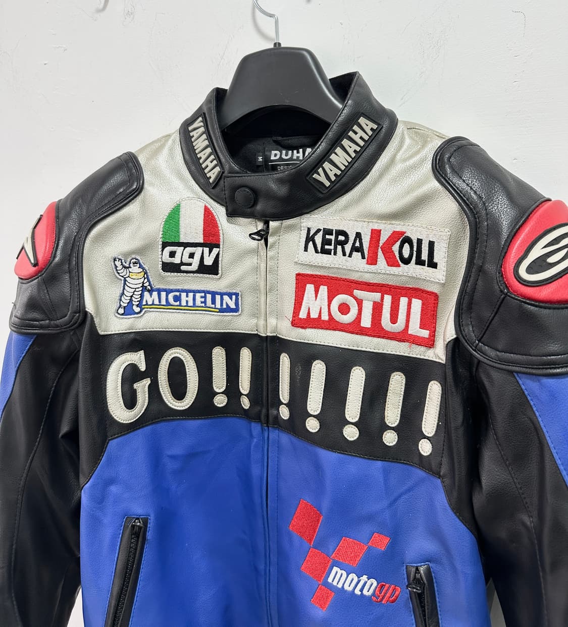 DUHAN motorsports leather lacing jacket 상품이미지7