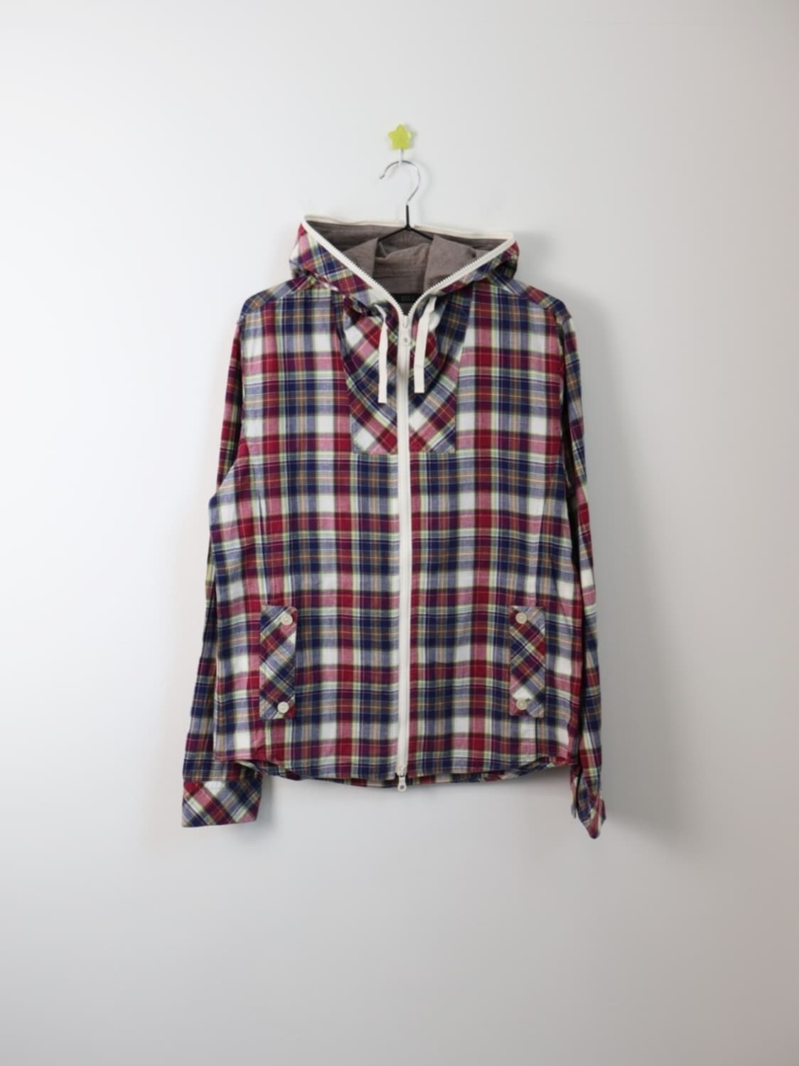 Jpn Checked Zip Up Hoodies 상품이미지5