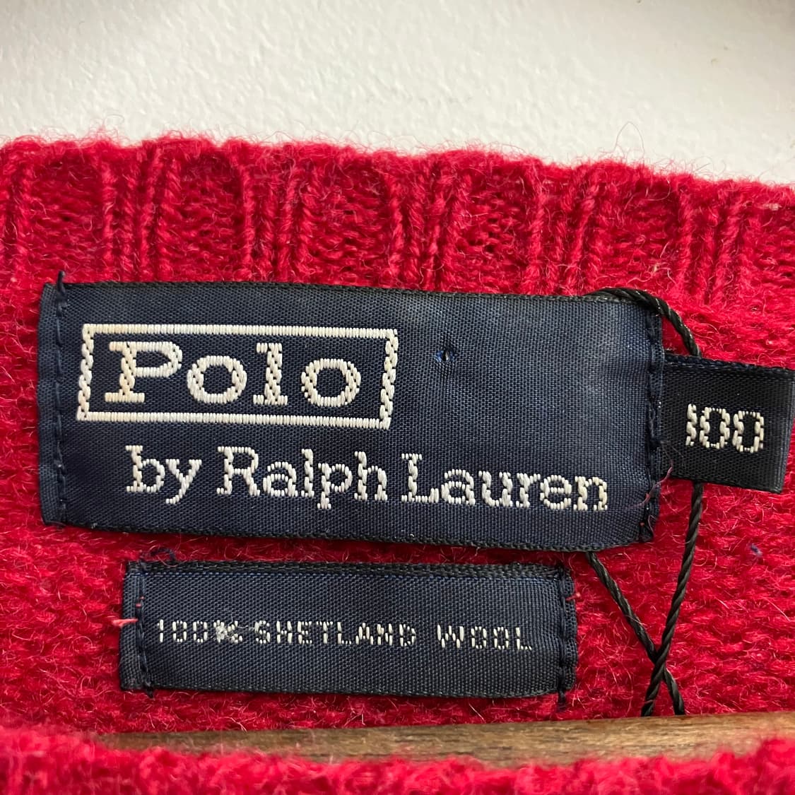 N12 폴로 니트 레드 상품이미지3