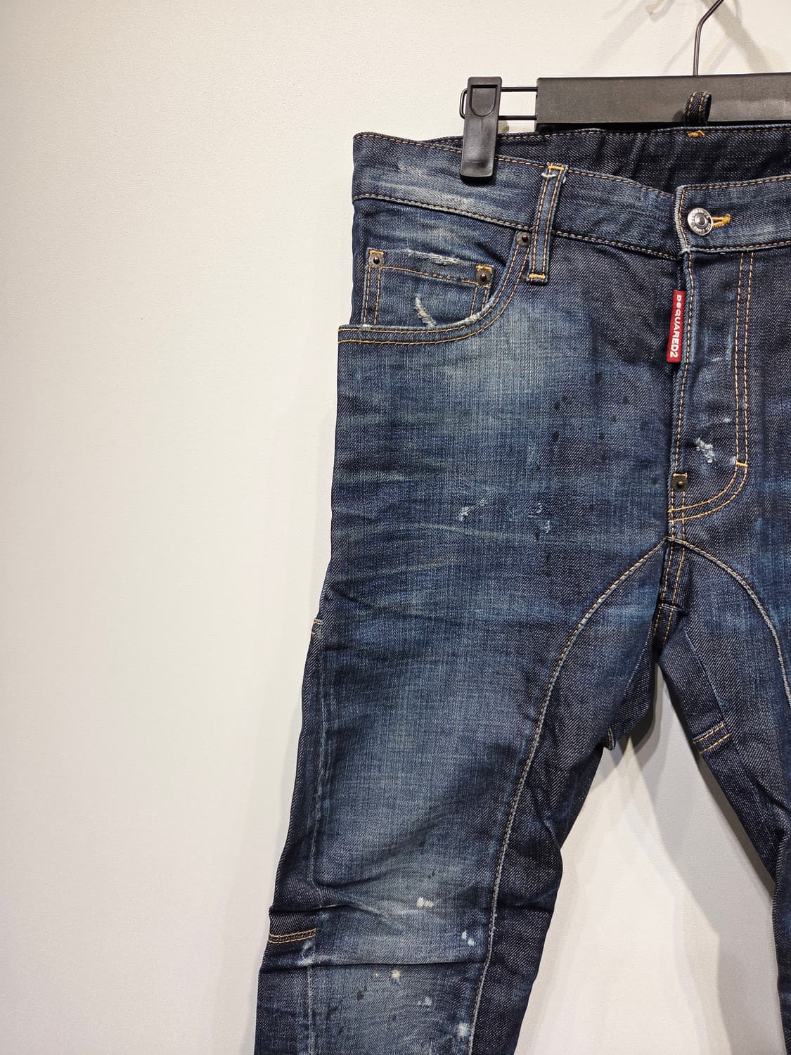 디스퀘어드2. 남자 바이커진 데님 팬츠_44 상품이미지2