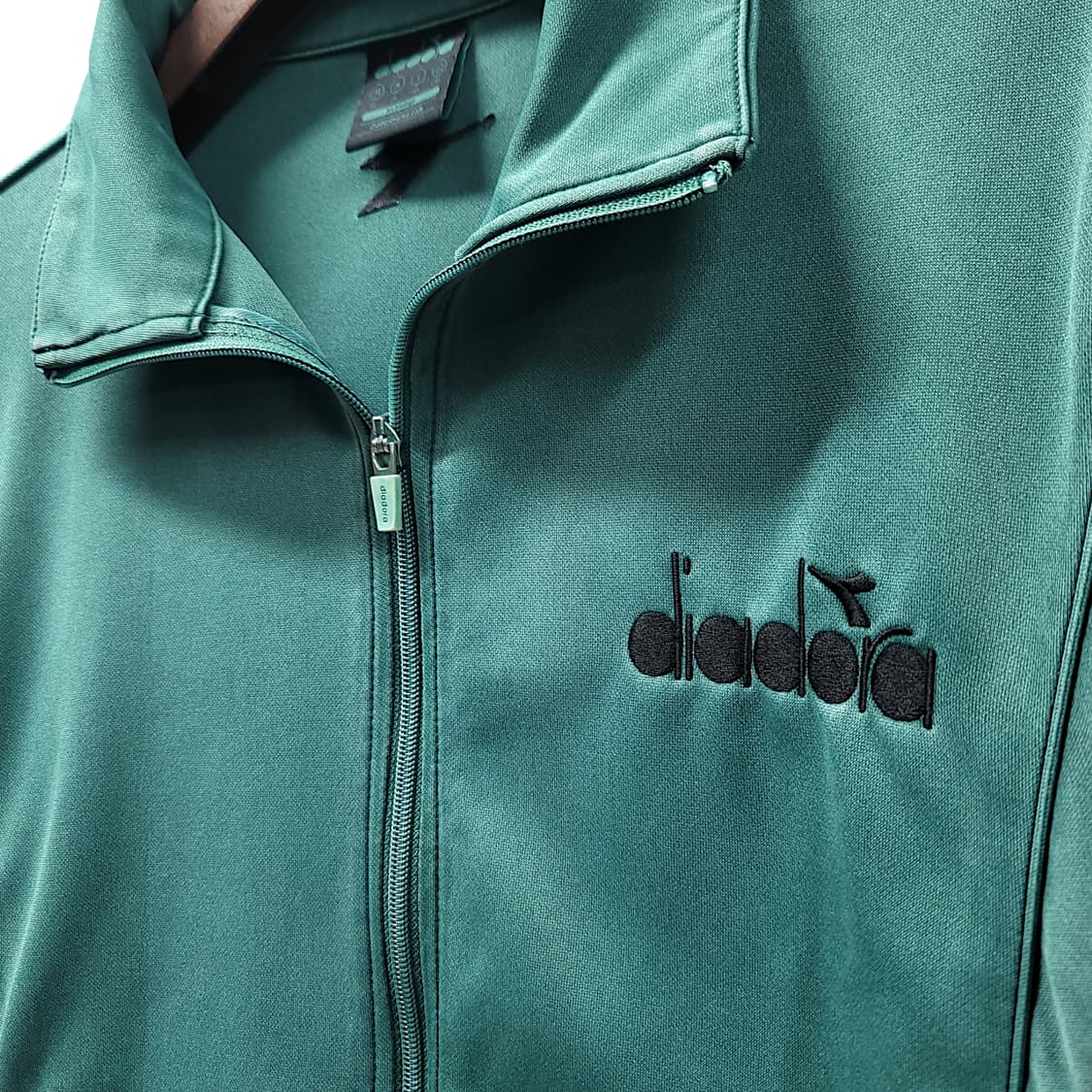 [95/M] 디아도라 그린 테니스 트레이닝 워싱 자켓 져지 상품이미지5