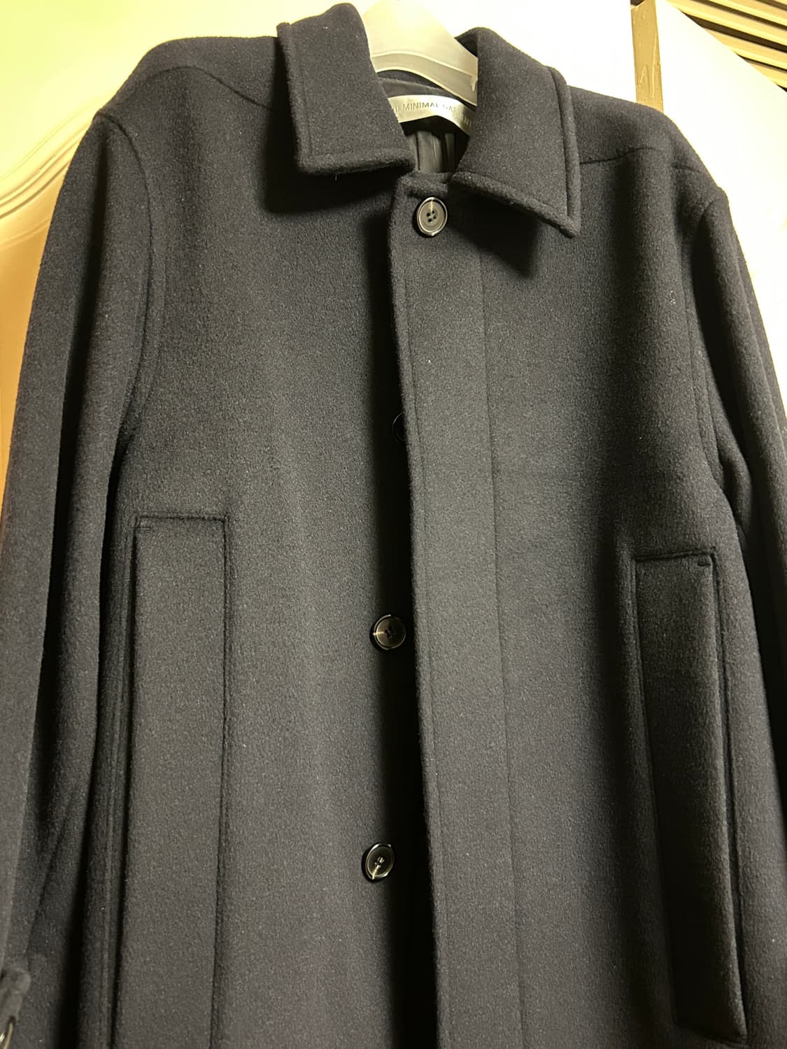 라이풀 발마칸 코트 네이비 S 상품이미지2