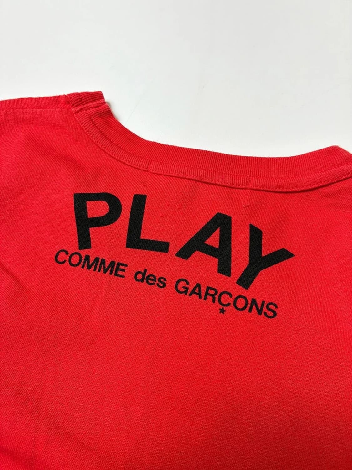 꼼데가르송 10's 라인 하트 반팔 티셔츠 PN8574 상품이미지5