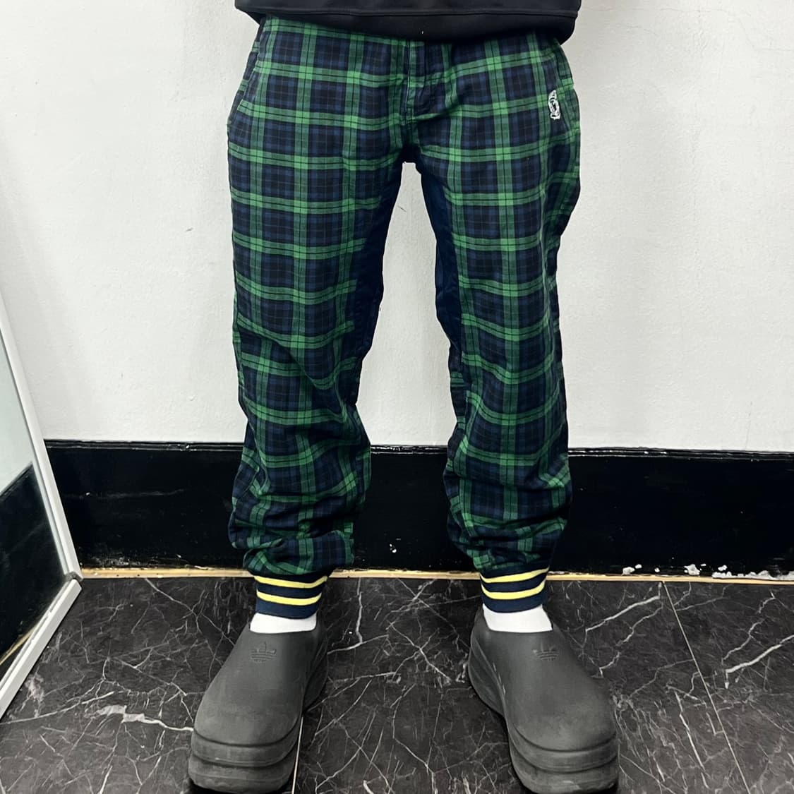BBC 빌리네어 보이즈 클럽 체크 패턴 조거 팬츠 상품이미지2