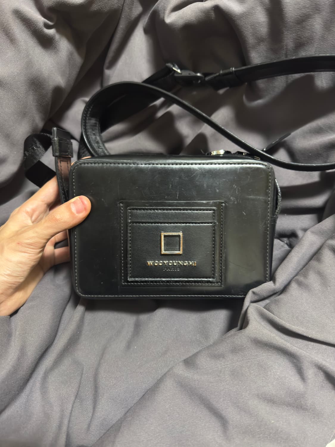 우영미 스퀘어 크로스백 상품이미지2