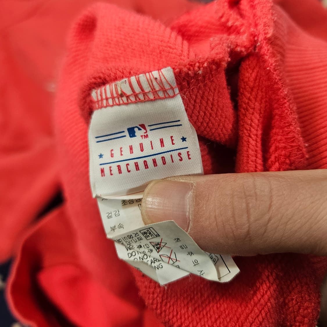 엠엘비(MLB) 양키즈 뉴욕 럭키 피그 자수 핑크 후드 티셔츠 상품이미지7