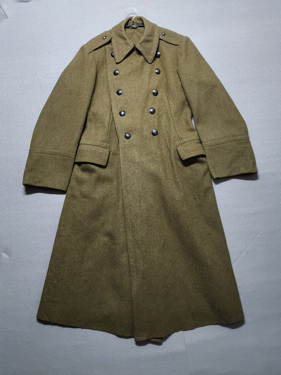빈티지 루마니안 밀리터리  헤비 울 코트 상품이미지3