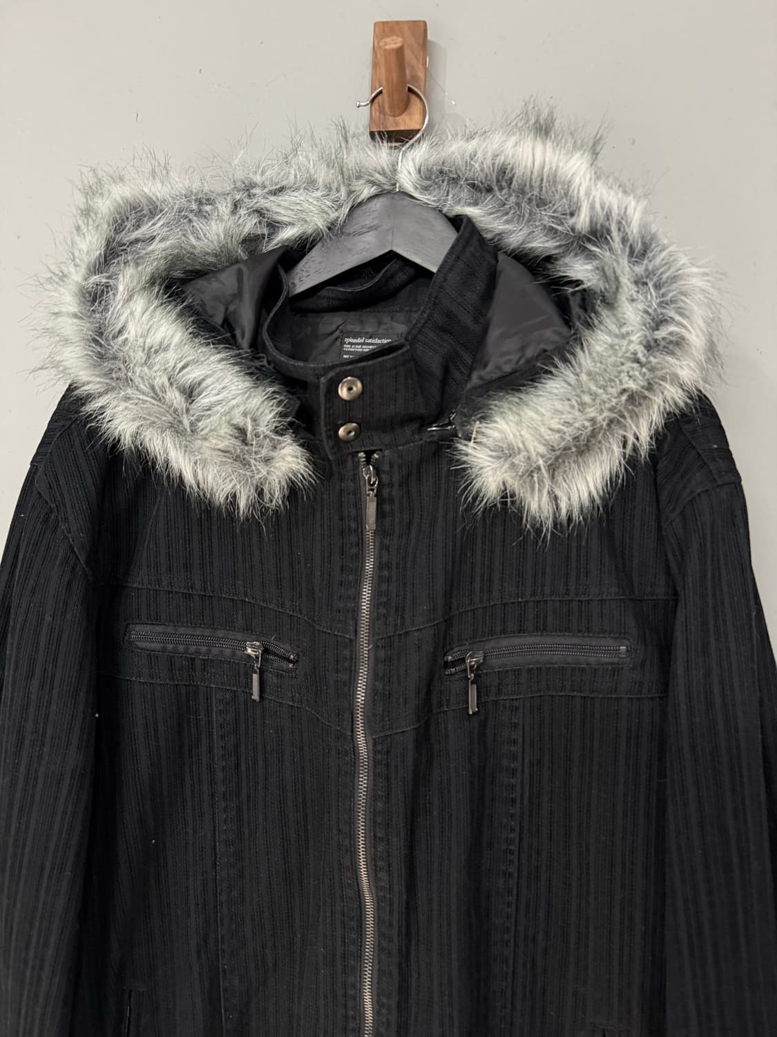 fur trimming buckle point jacket 상품이미지6