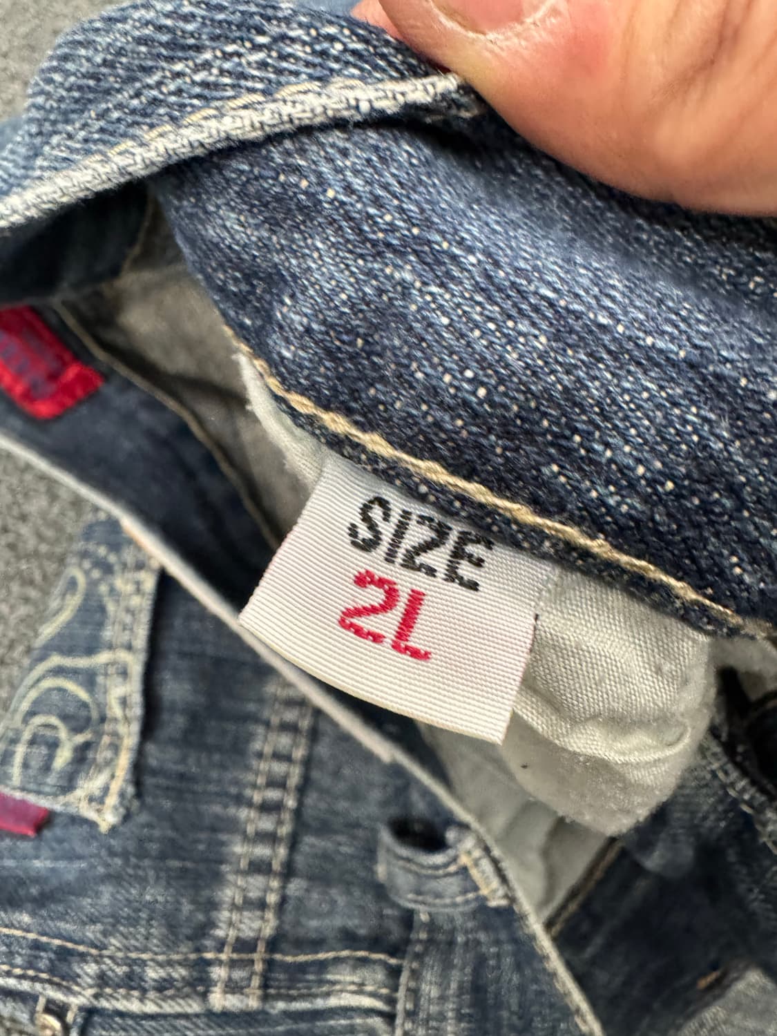 2L) UNCLE 빈티지 y2k 자수 프린팅 힙합팬츠 상품이미지4