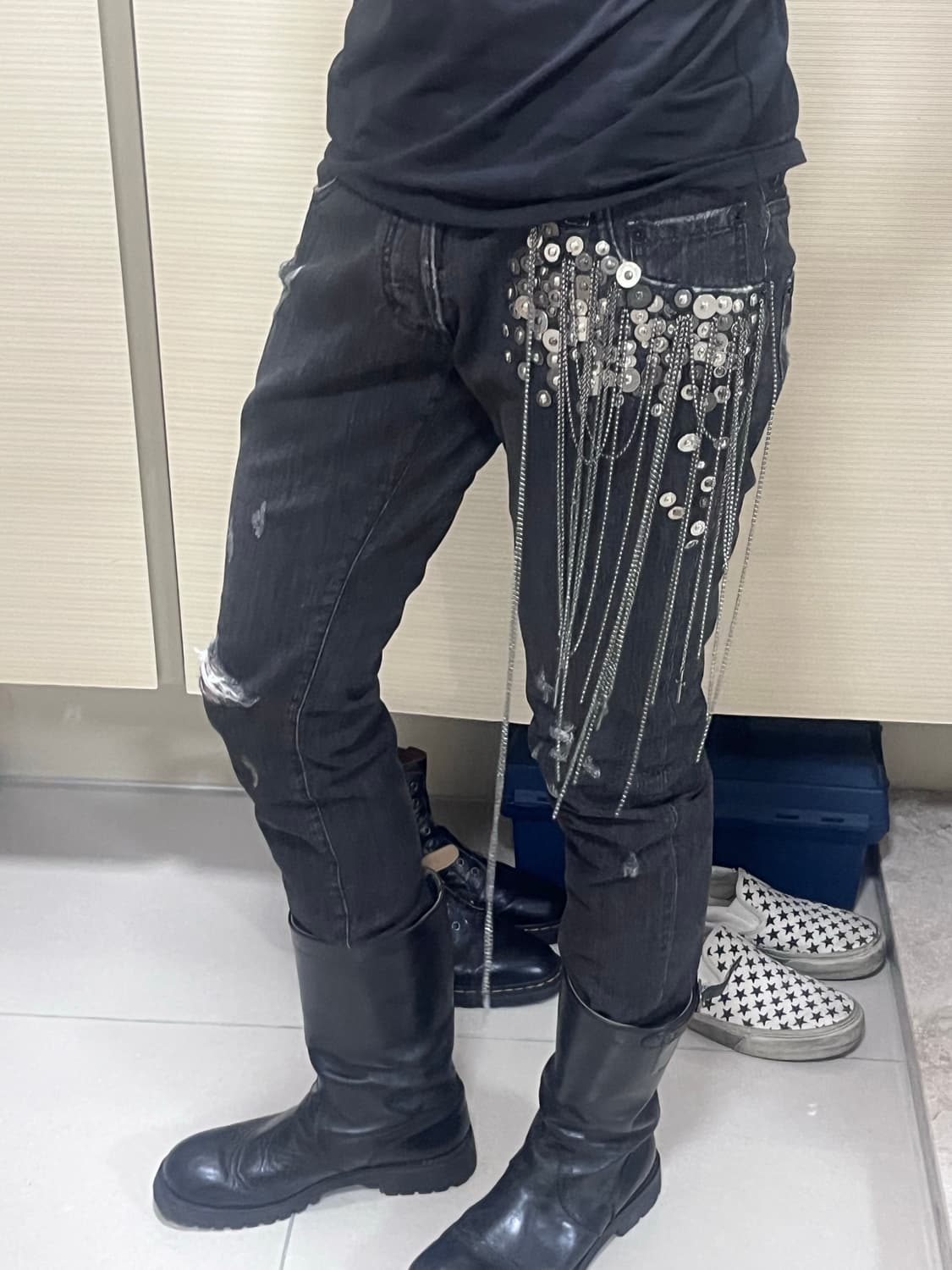 디스퀘어드2 체인 데님 상품이미지2