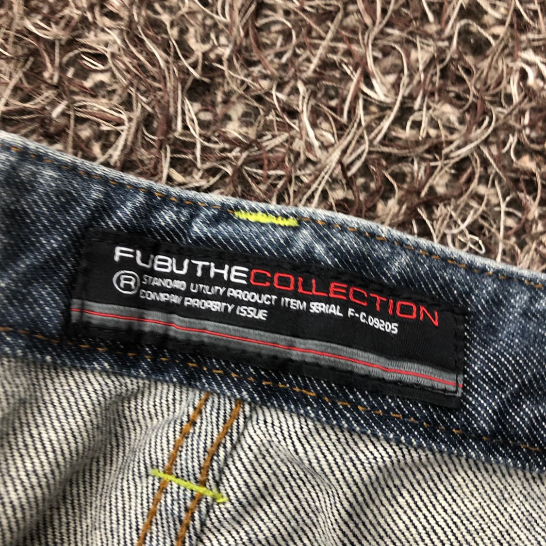 후부 올드스쿨 워싱 데님 팬츠 상품이미지5