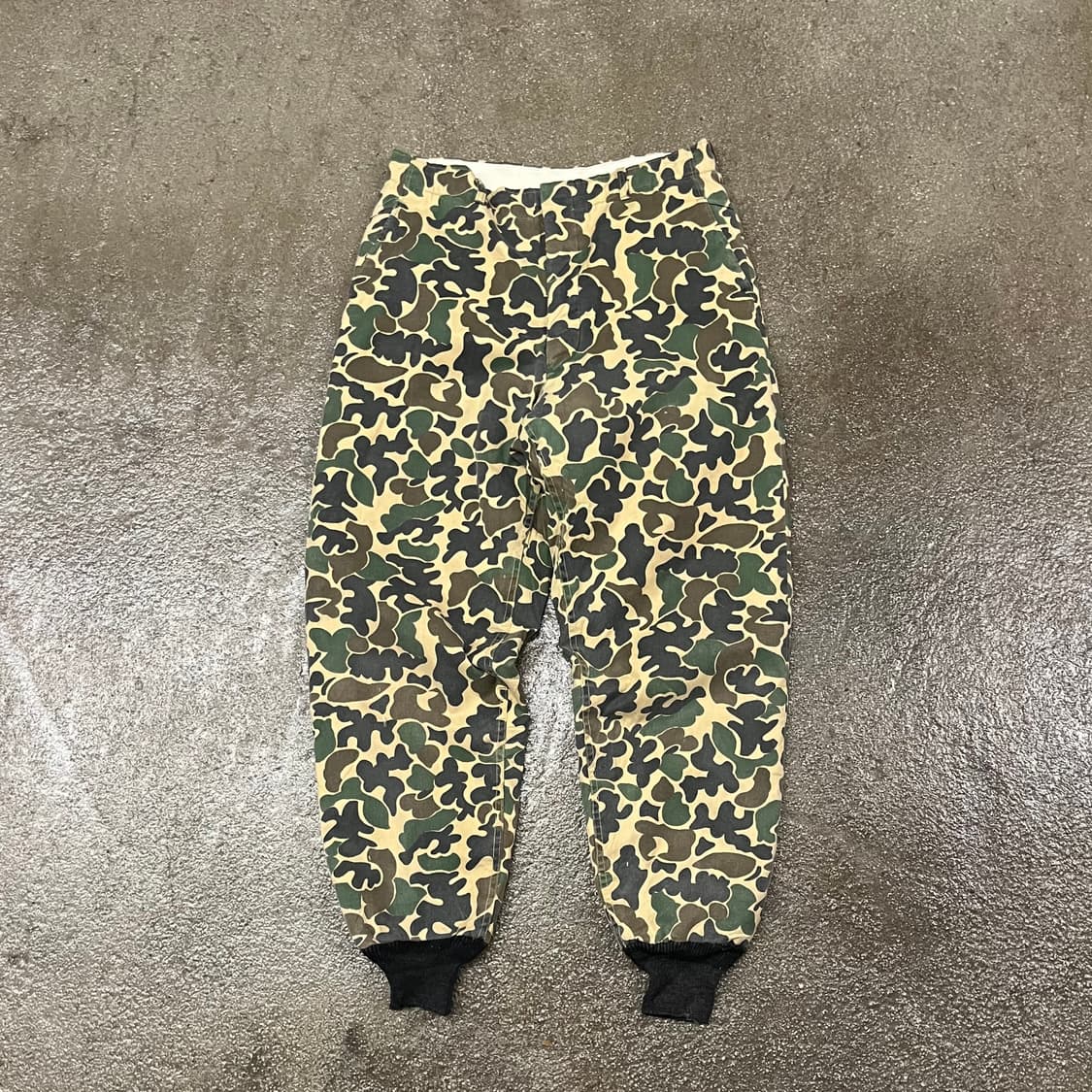 70s 빈티지 덕카모 퀼팅 팬츠 (35“) 상품이미지2