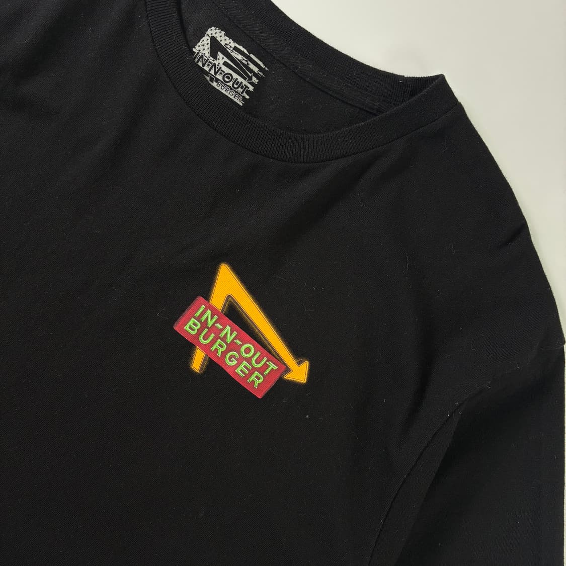 In n out burger  인앤아웃버거 75th 블랙 반팔 티셔츠   상품이미지4