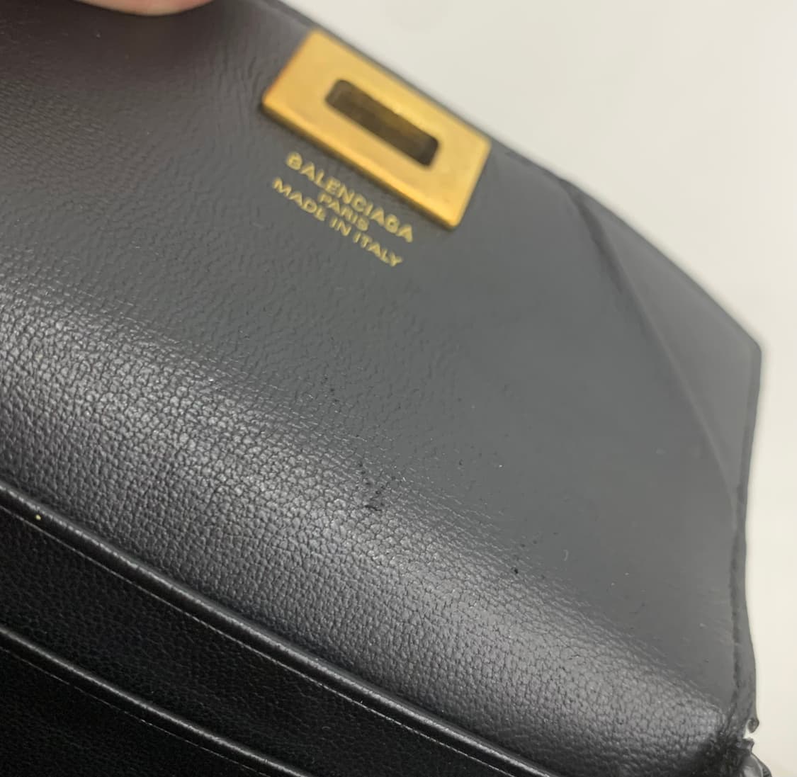 [OS]발렌시아가 로데오 플랩 카드 홀더 지갑 블랙 상품이미지9