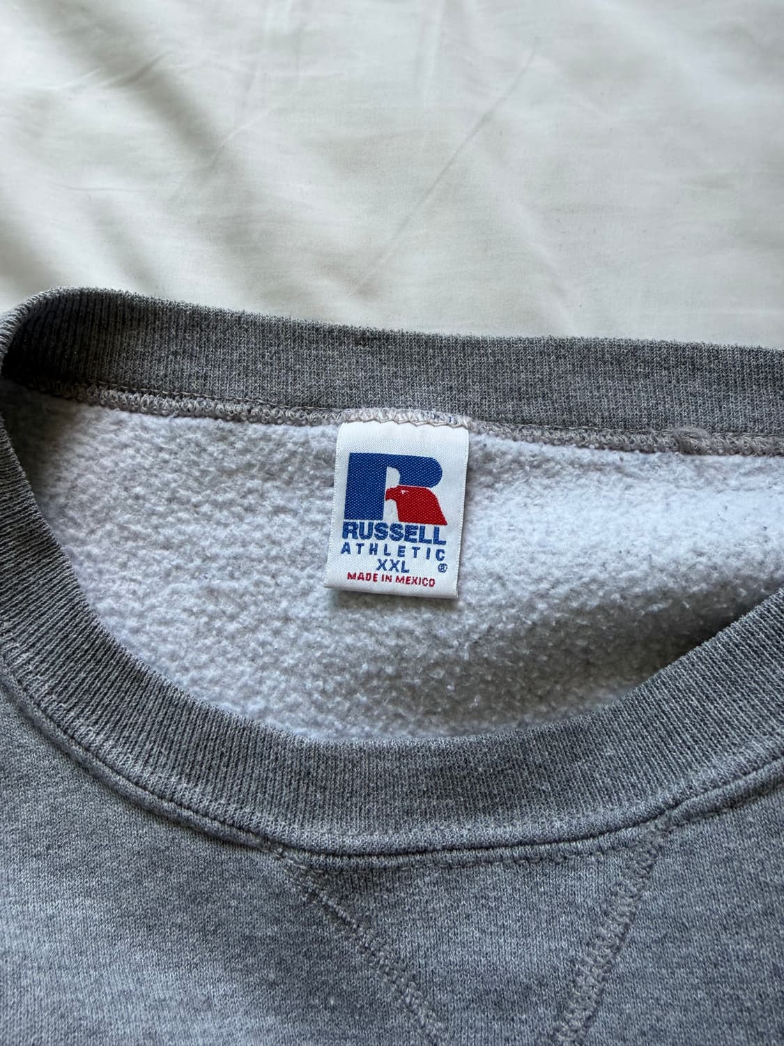 [XXL] 러셀 빈티지 스웻 맨투맨 그레이 상품이미지3