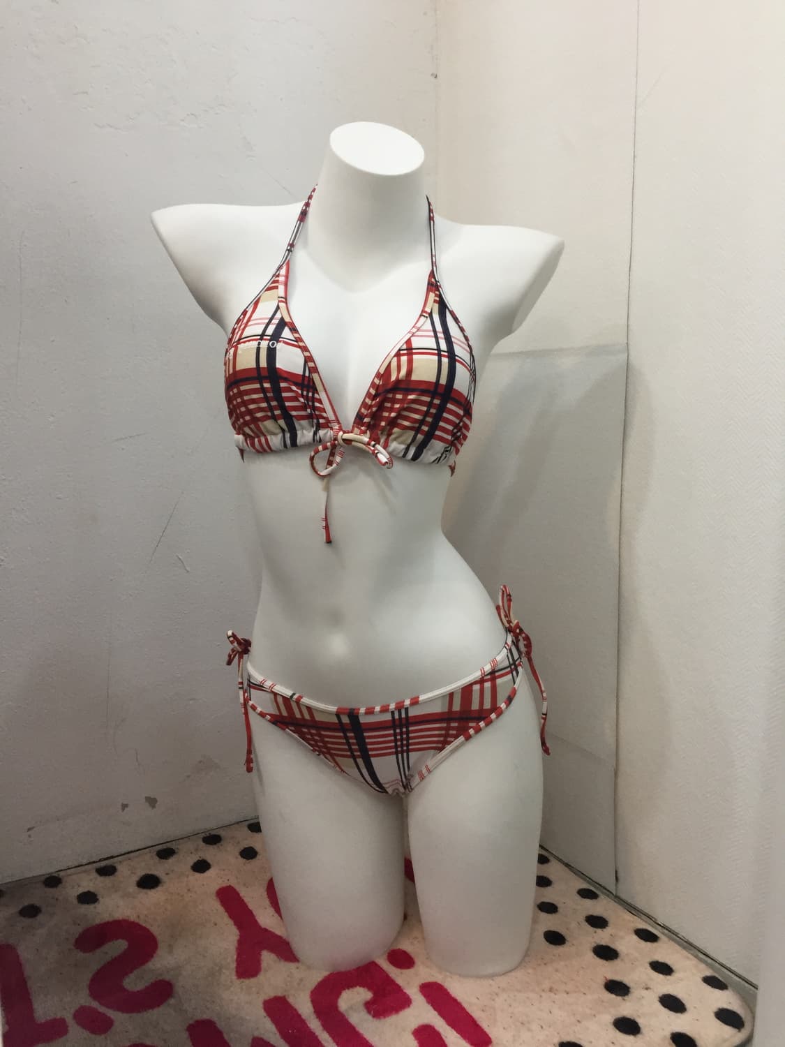타미걸 체크 갸루 비키니 상품이미지1