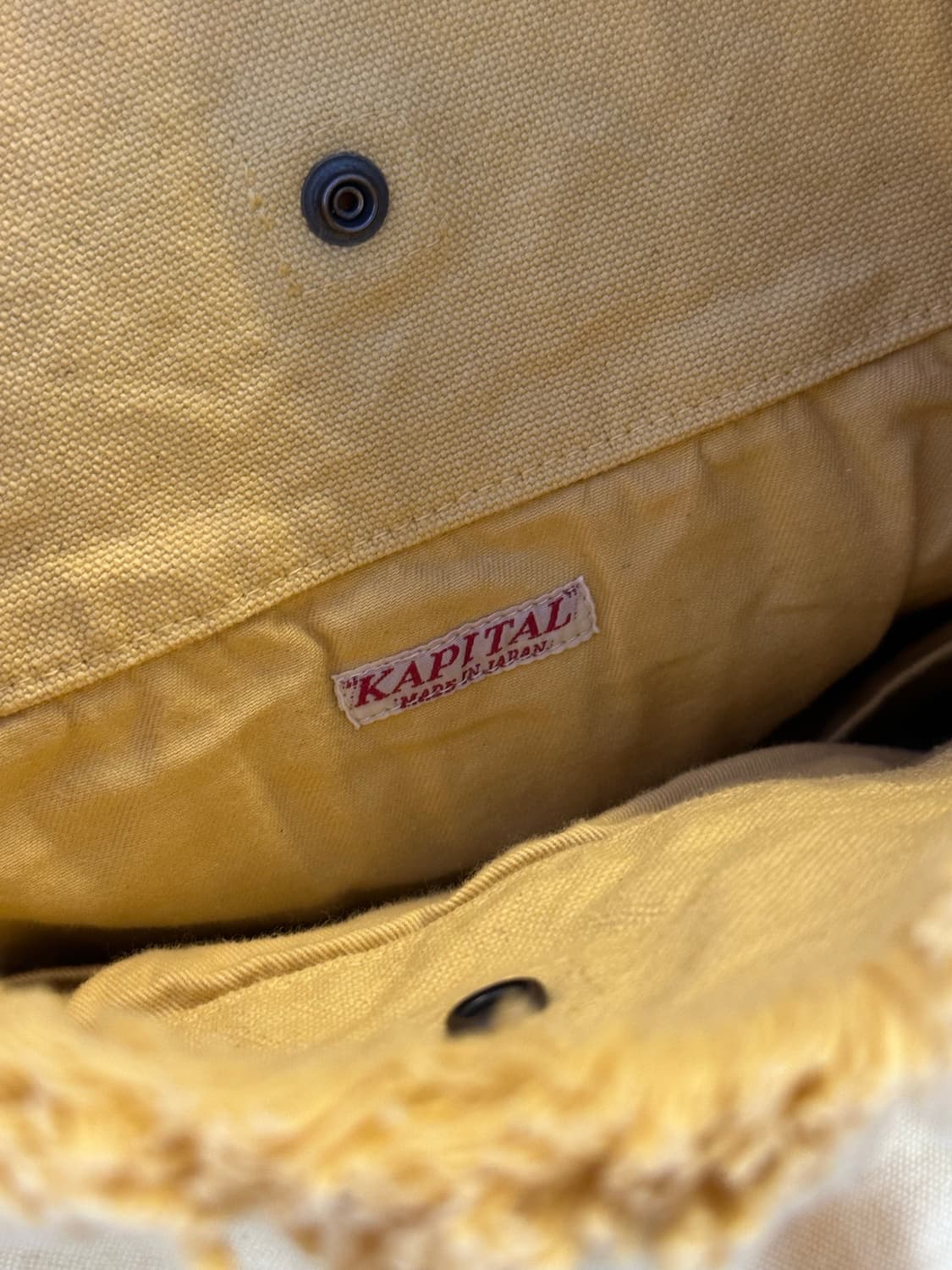 Kapital Fringe bag 캐피탈 프린지 옐로우 숄더백 상품이미지5