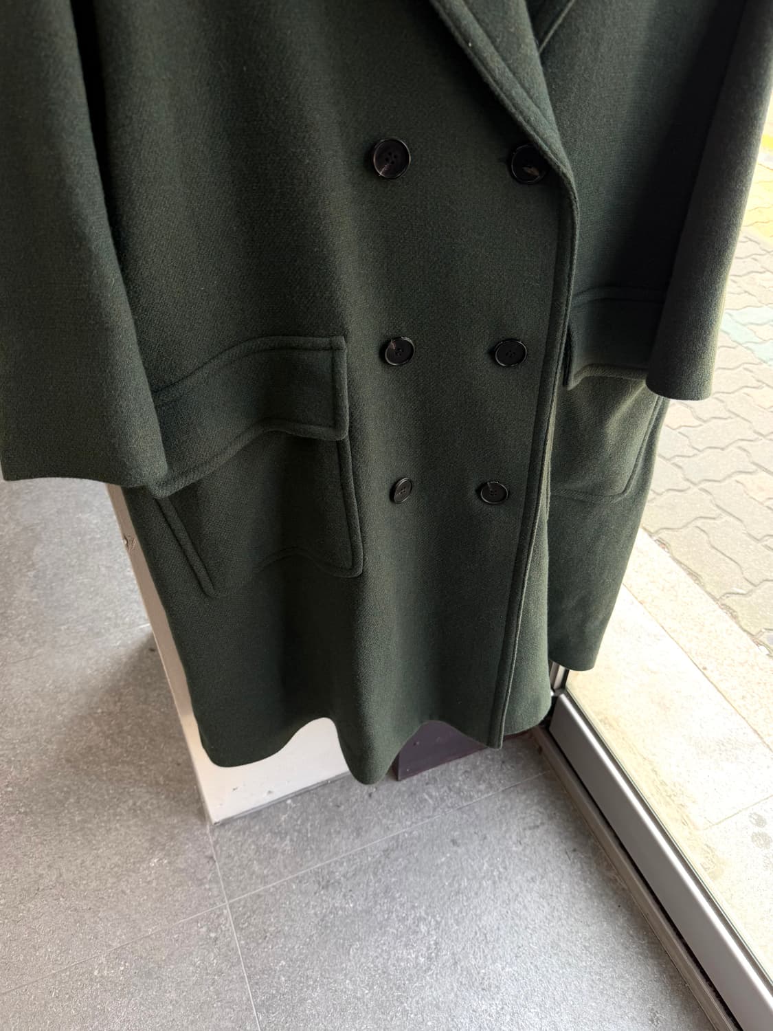 스튜디오톰보이 오버핏 더블 코트 자켓 상품이미지4