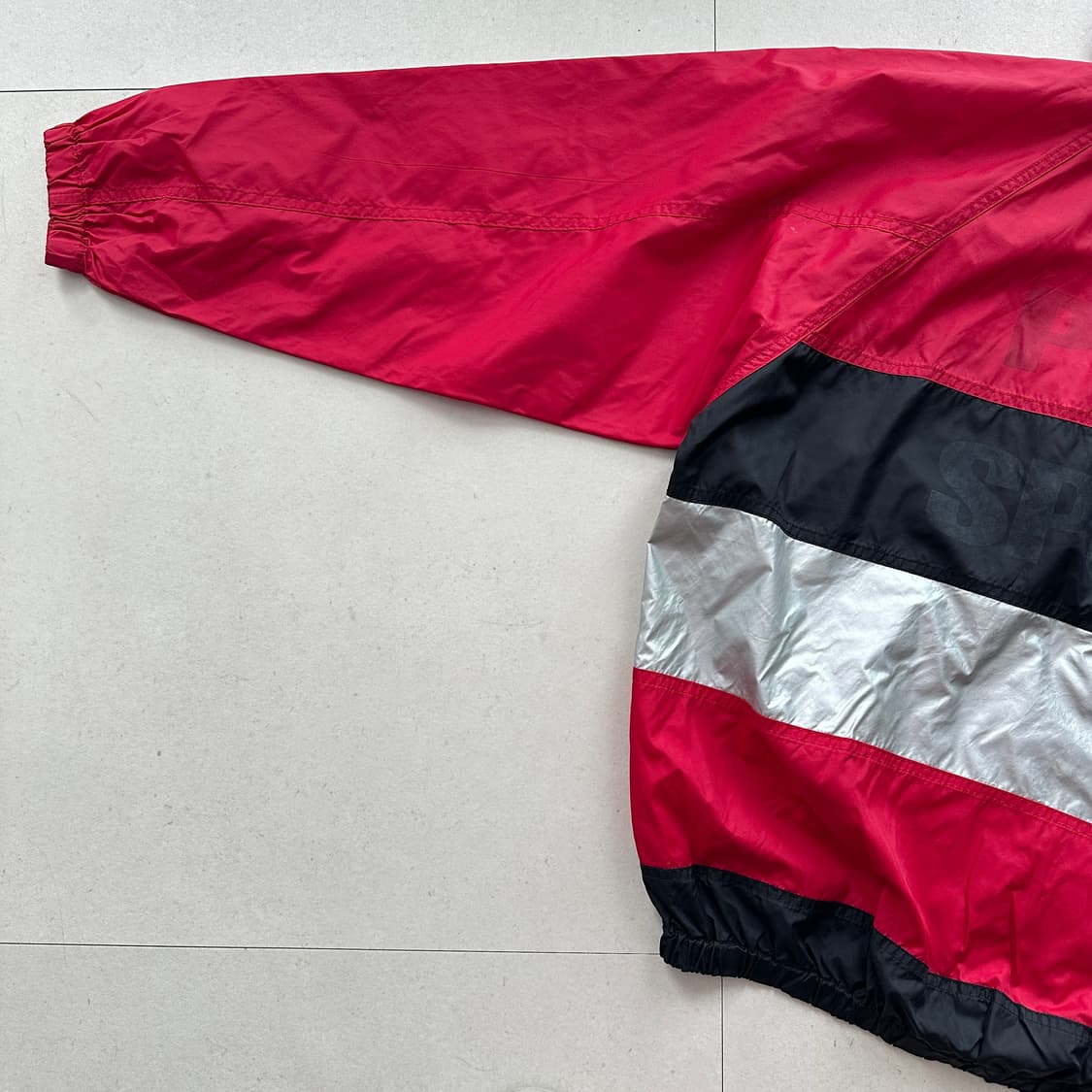 90s [M] 폴로 스포츠 빈티지 빅로고 바람막이 자켓 상품이미지10