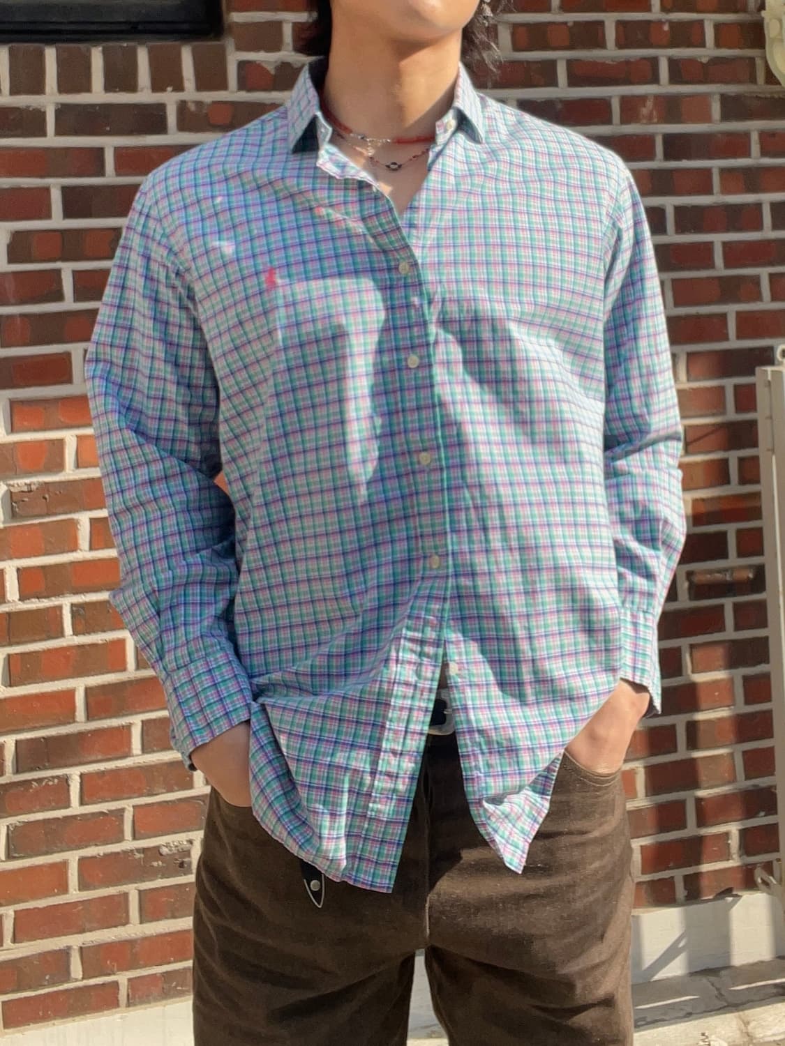 Polo Ralph Lauren Multi Check Cotton Shi 상품이미지1