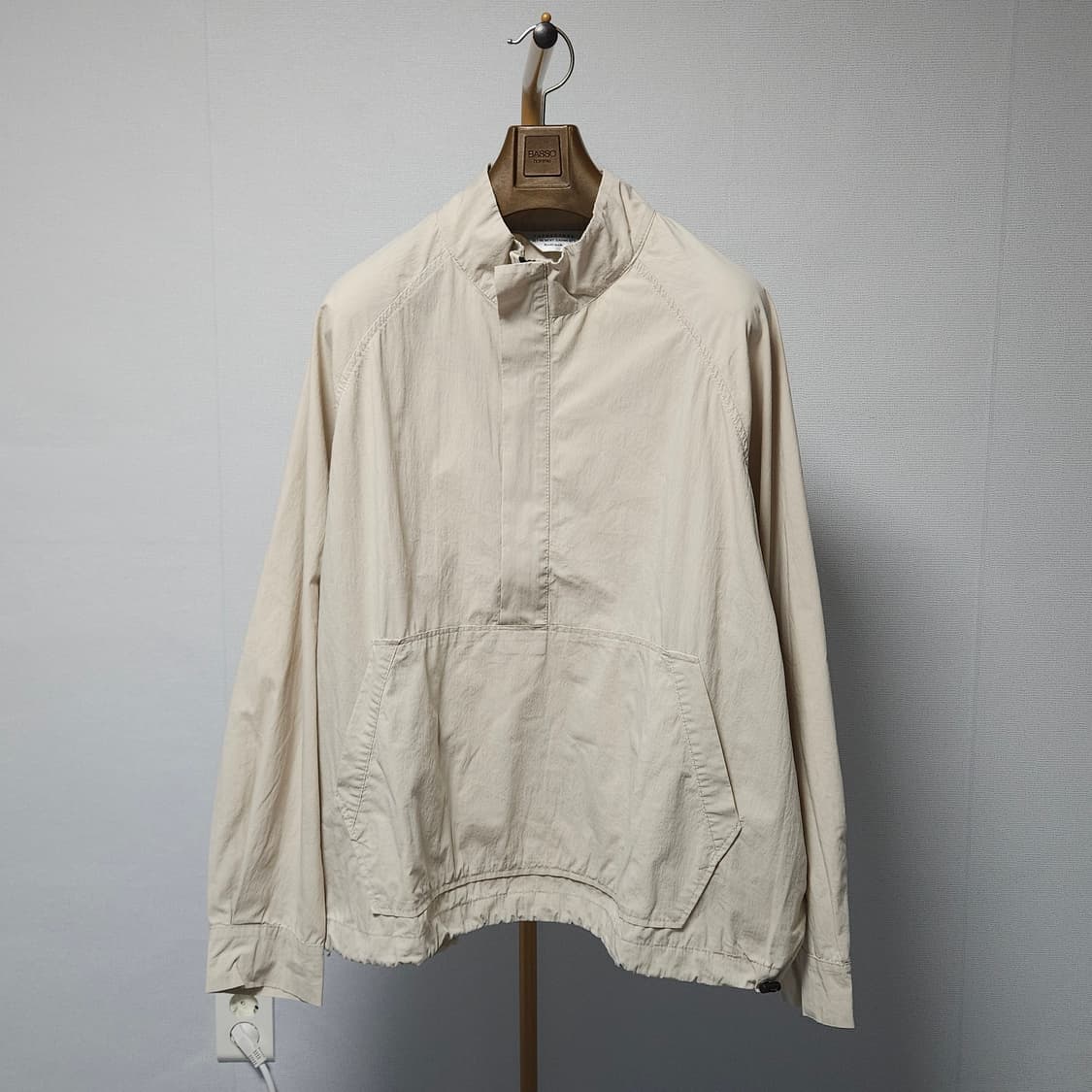 L ) 라퍼지스토어 남성 오버핏 아노락 반집업 바람막이 상품이미지1