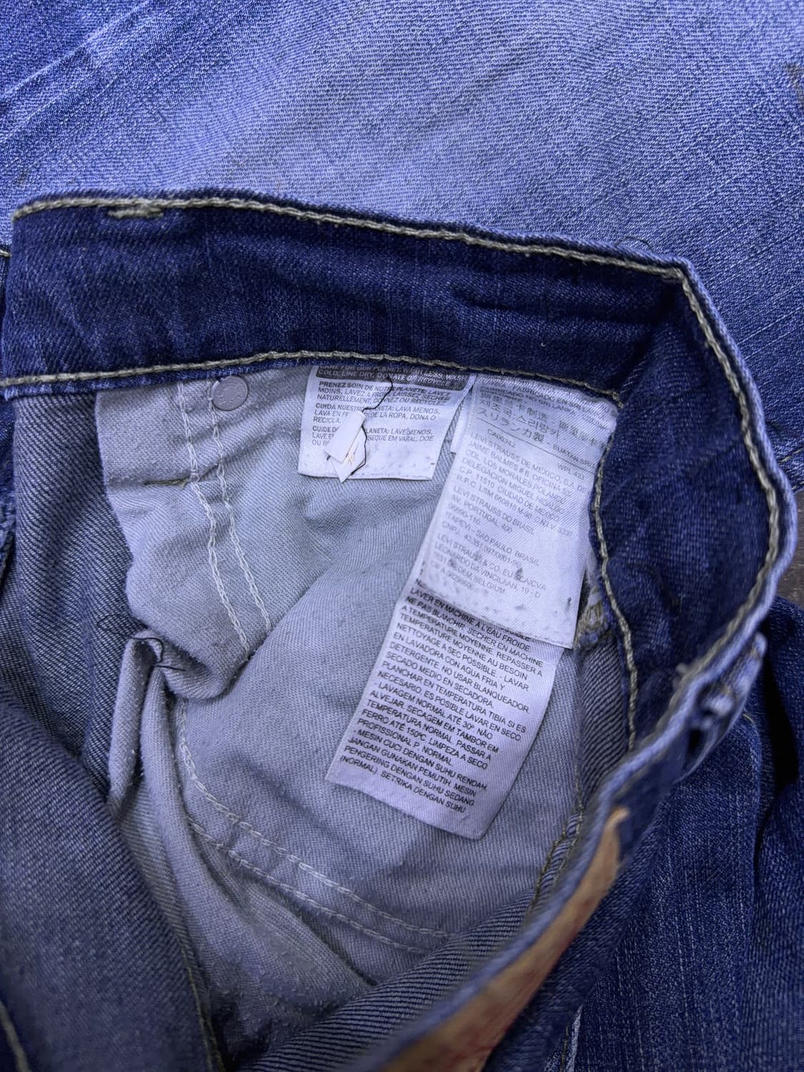 리바이스 511 슬림핏 라인 빈티지 워싱 데님팬츠 36 상품이미지9