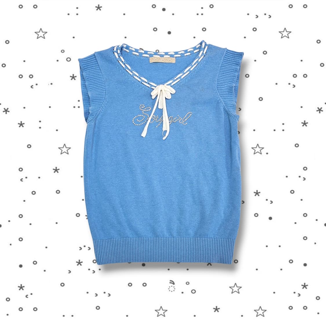 90 SOUP 핫픽스 니트 탑 상품이미지1