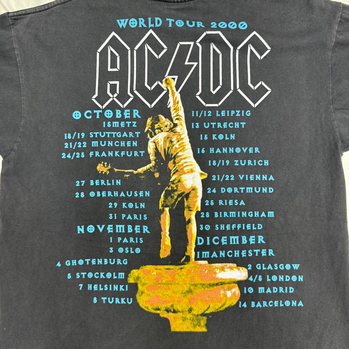 ACDC 2000년도 월드투어 티셔츠 상품이미지6