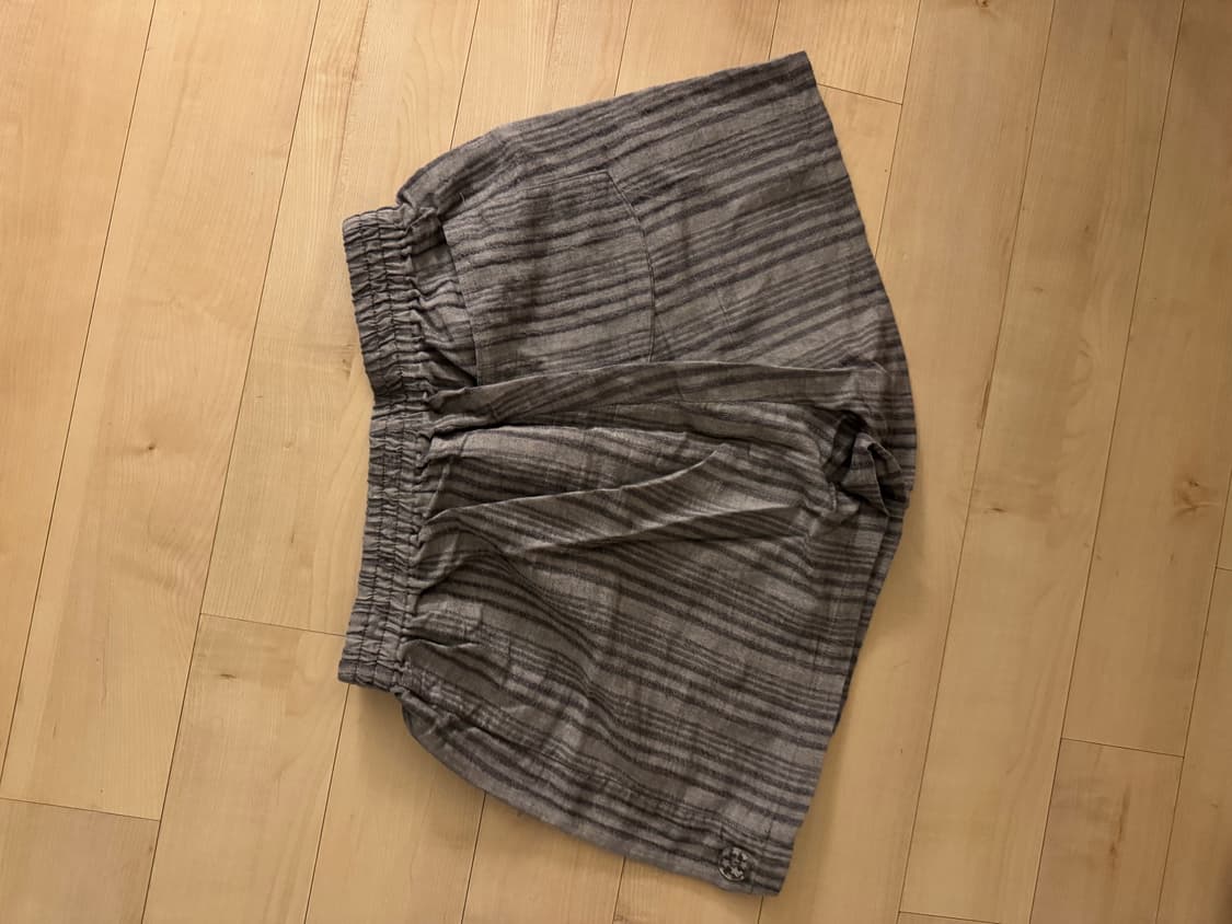 coyseio 038 Ethnic Shorts - Light Grey 상품이미지5