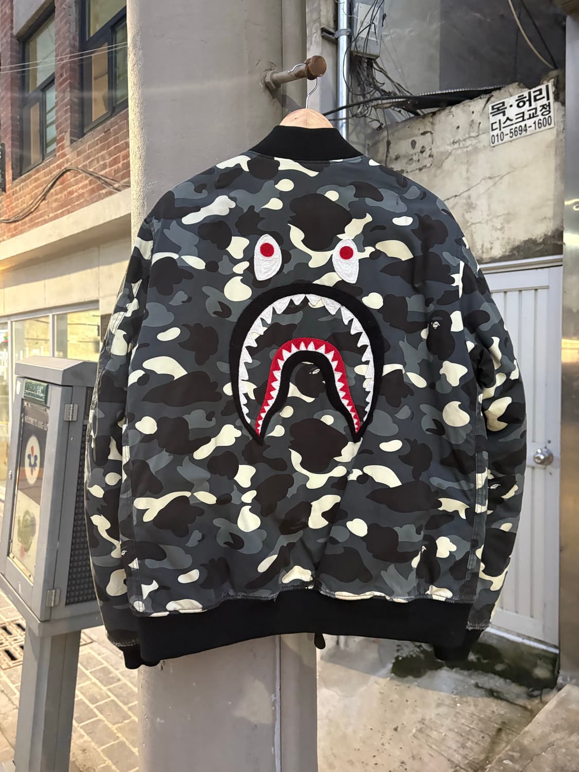 베이프 시티 카모 블랙 마원 상품이미지7
