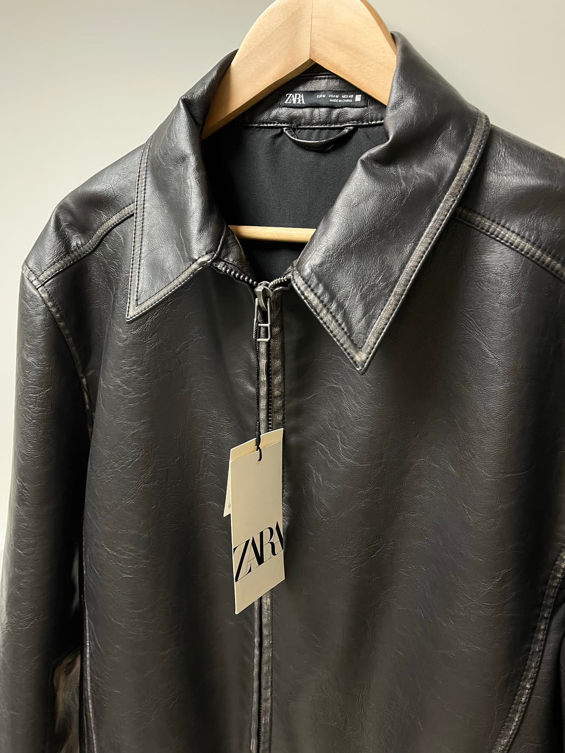 자라 페이크 레더 자켓(재킷) 상품이미지6