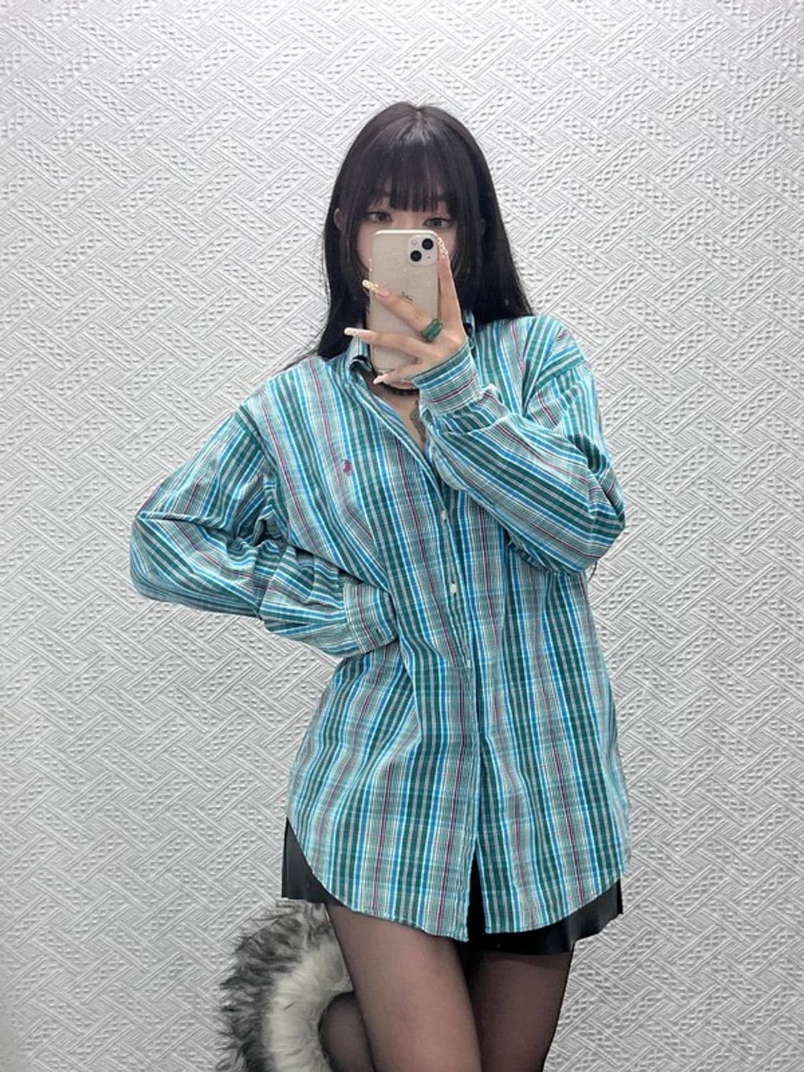 폴로 랄프로렌 컨트리 레트로 빈티지 민트맛 셔츠 M C09942 상품이미지2