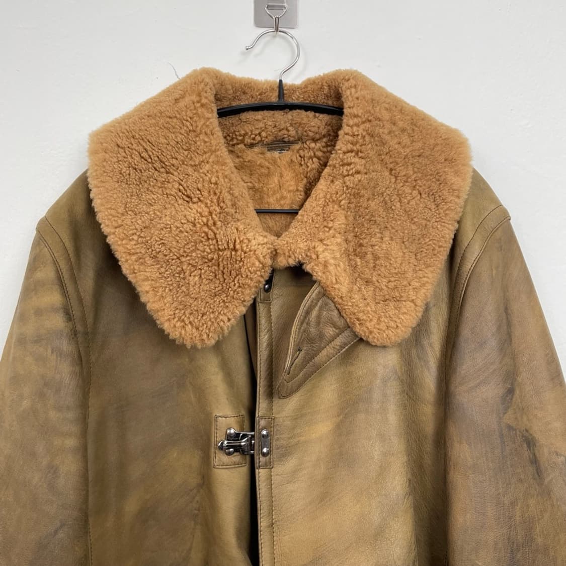 엠포리오 아르마니 Emporio Armani 시어링 롱 무스탕 코트 52 상품이미지3