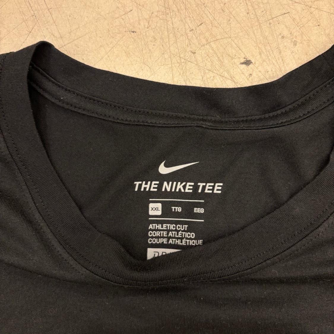 나이키 빅로고 블랙 드라이핏 티셔츠 상품이미지3