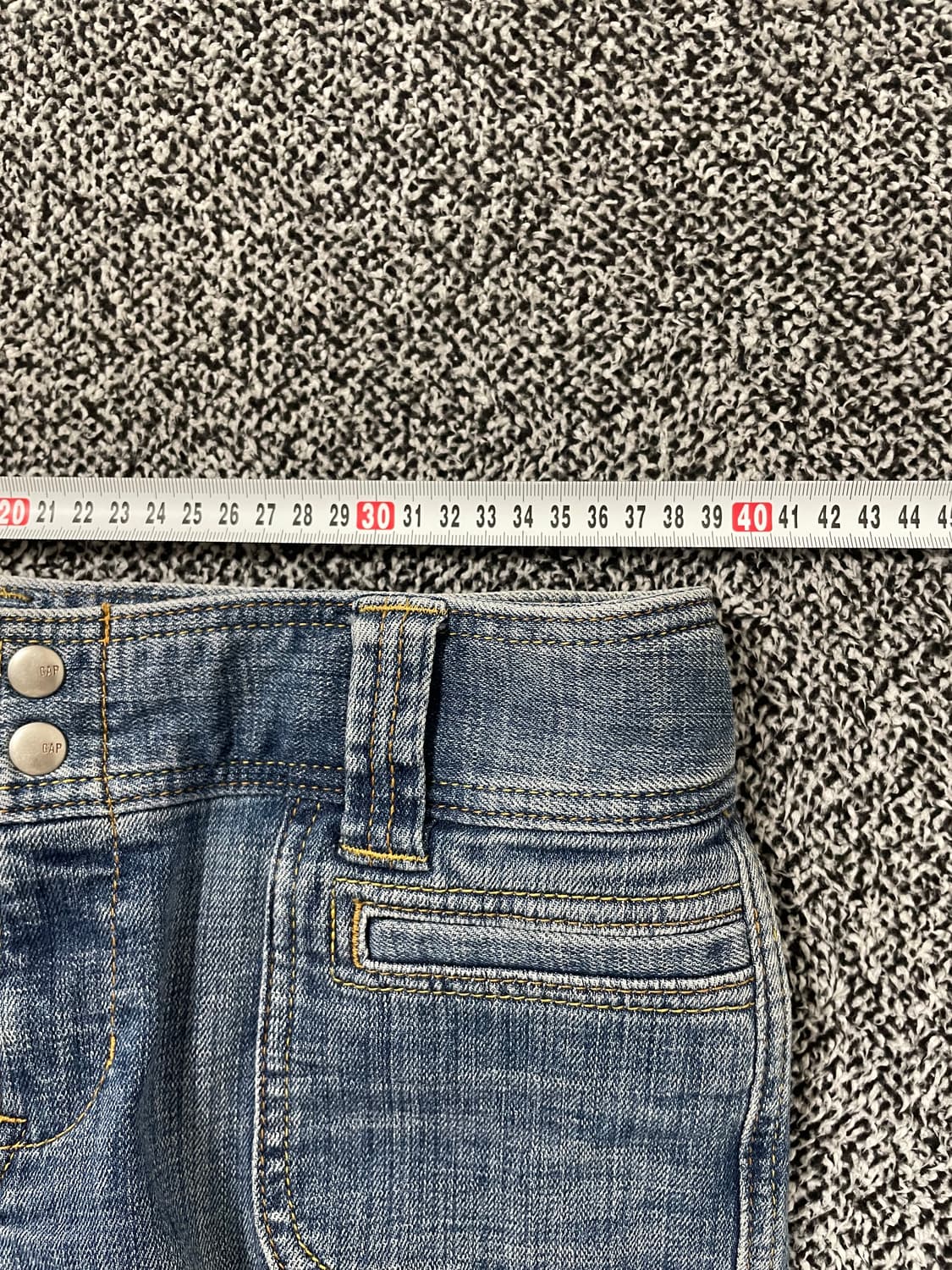 빈티지9. GAP 갭 울트라 로우라이즈 부츠컷 데님팬츠 청바지 상품이미지4