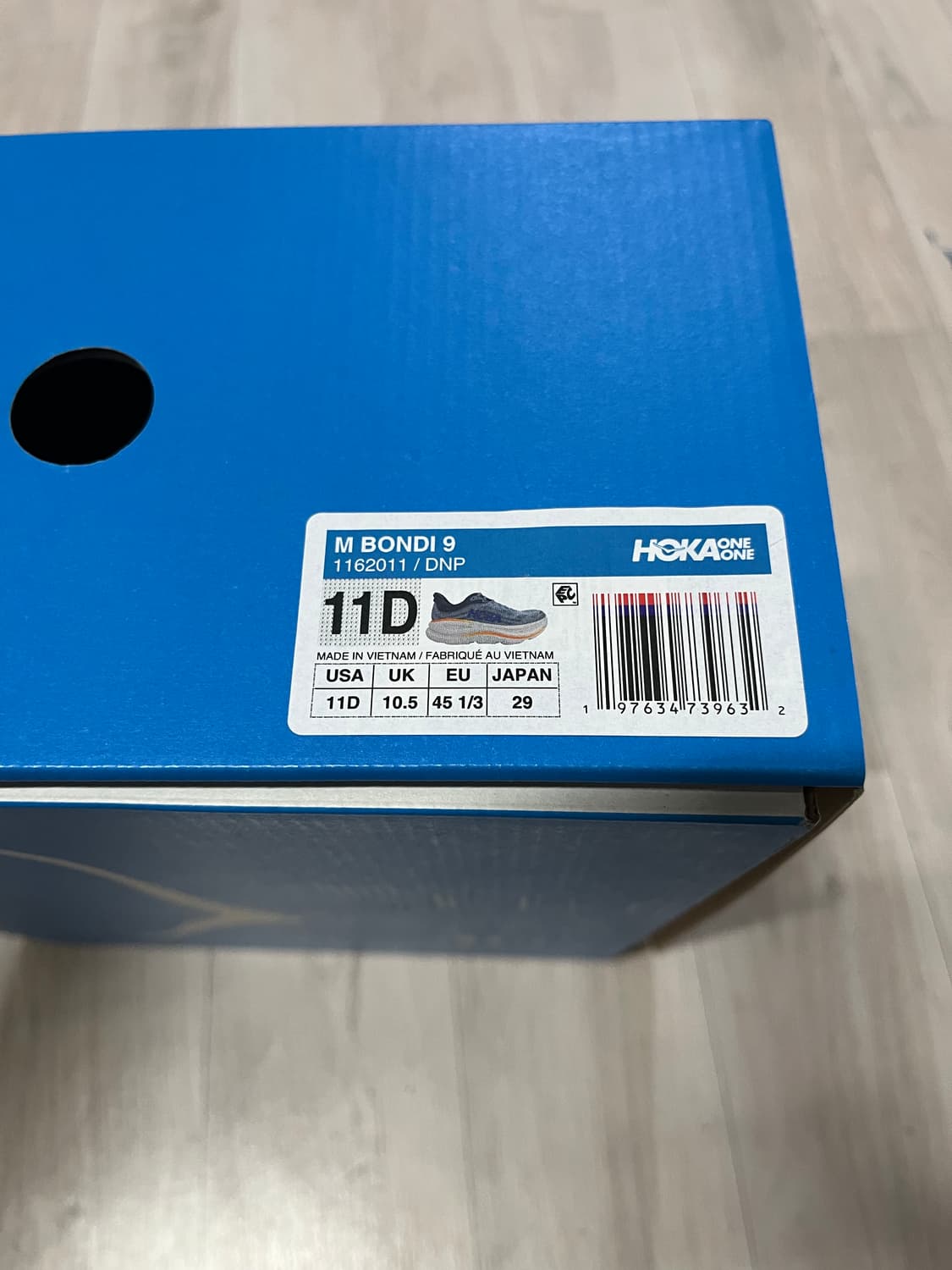 호카 본디 9 드리즐 다운푸어 레귤러 290mm 상품이미지3