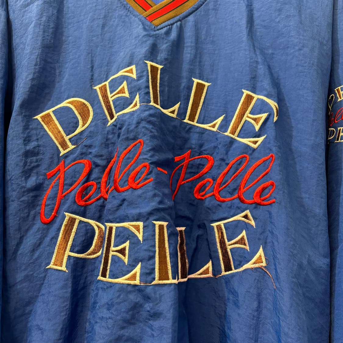 90s 펠레펠레 데드스탁 올드스쿨 블루 웜업 XL 상품이미지5