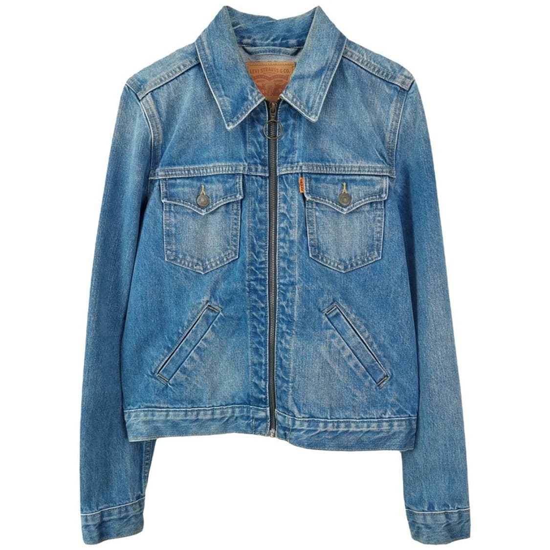 [리바이스] 오렌지탭 집업 트러커 데님 자켓 청자켓 M19882 상품이미지2