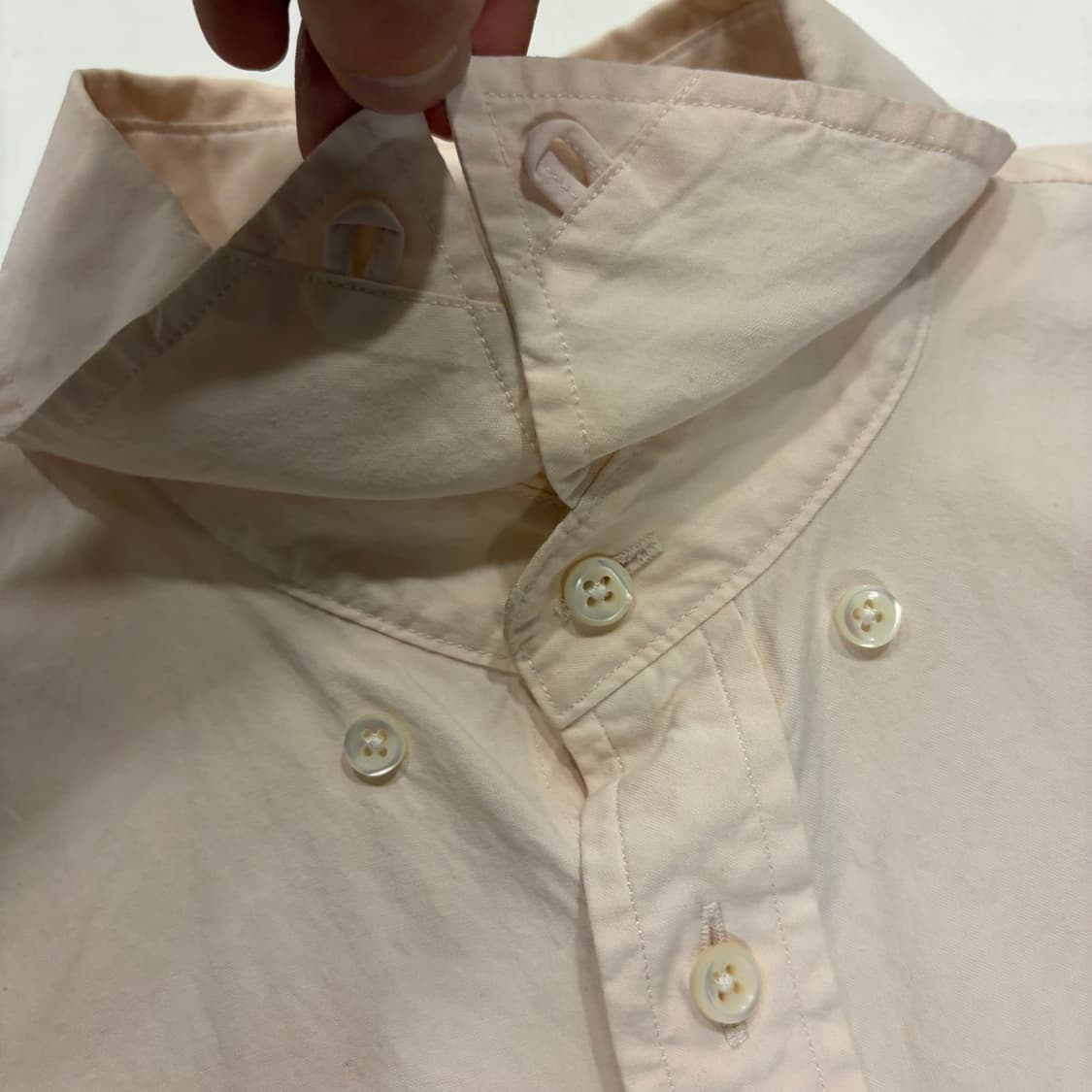 [3] 포터리 반팔 코튼 셔츠 핑크 D705 상품이미지4