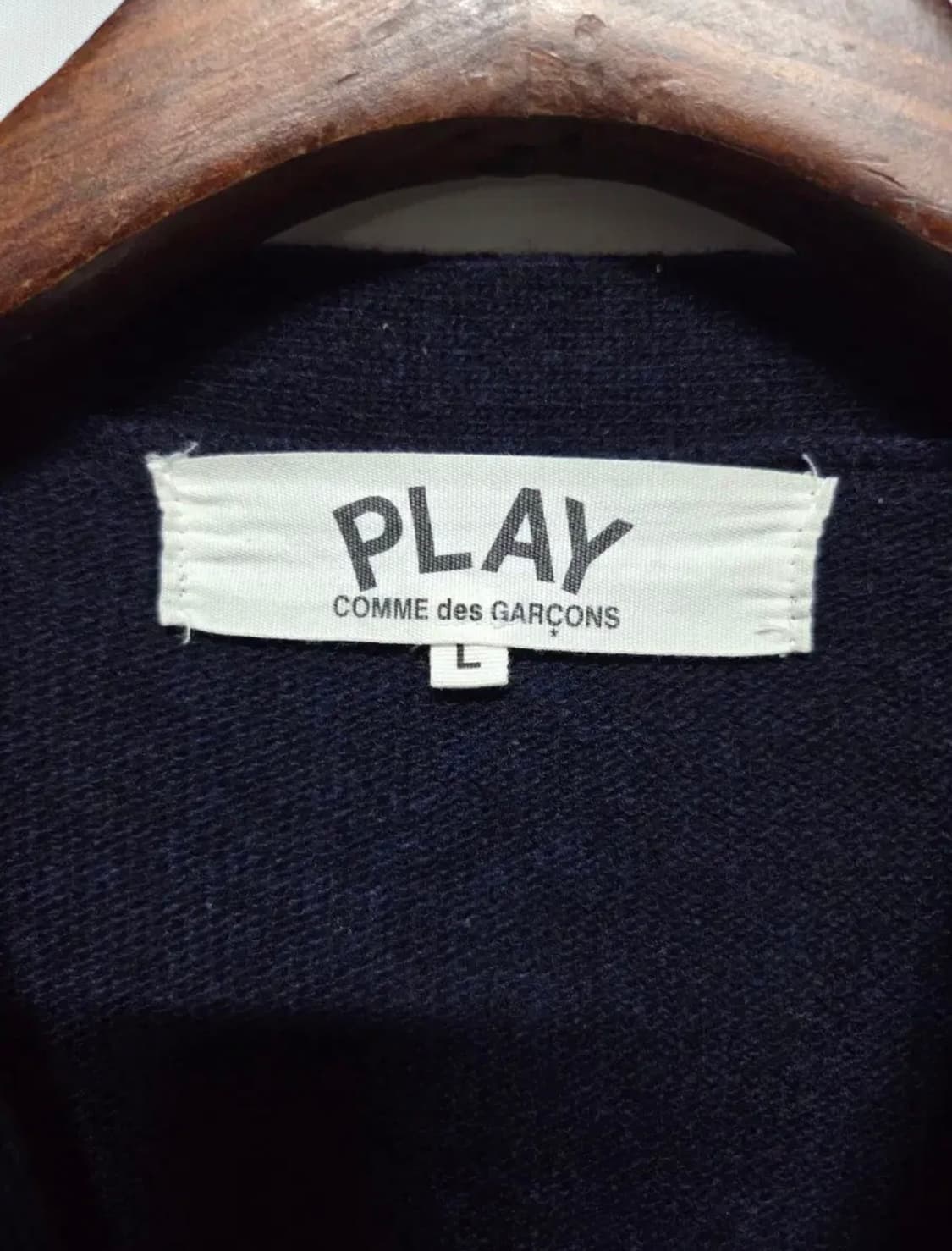(급처!)꼼데가르송 네이비 가디건 L 상품이미지2