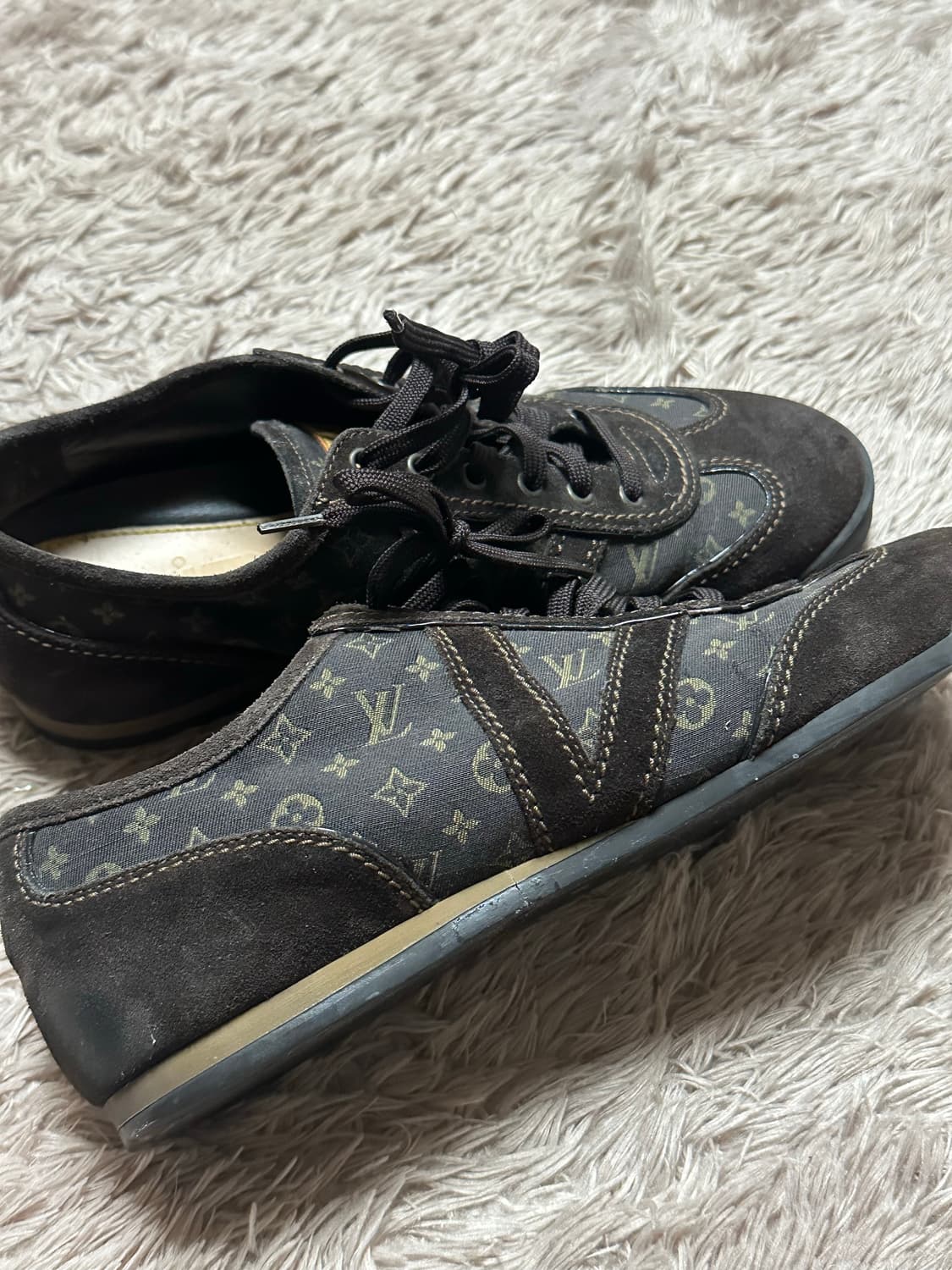 A010 빈티지 정품 루이비통 미니 린 스니커즈 상품이미지6