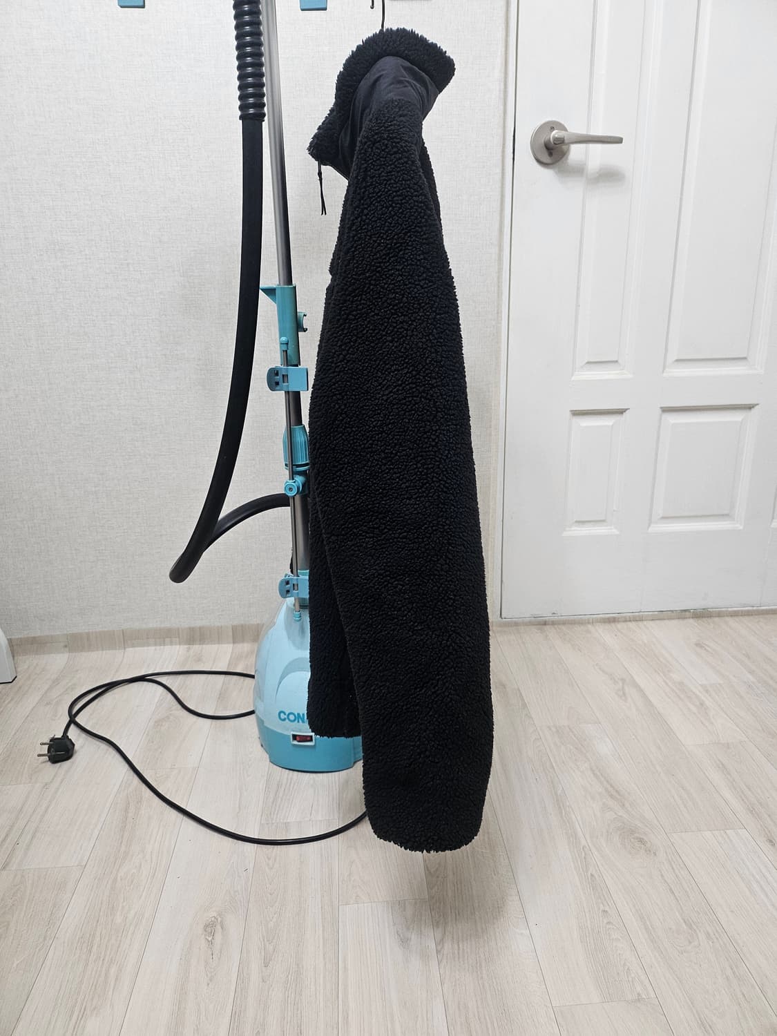 (100)L ☆초대장급☆ 아디다스 리버시블 [블랙] 쉐르파 후리스점퍼 상품이미지3